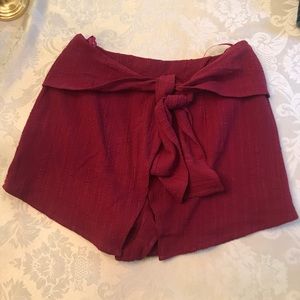 Showpo. Burgundy skort